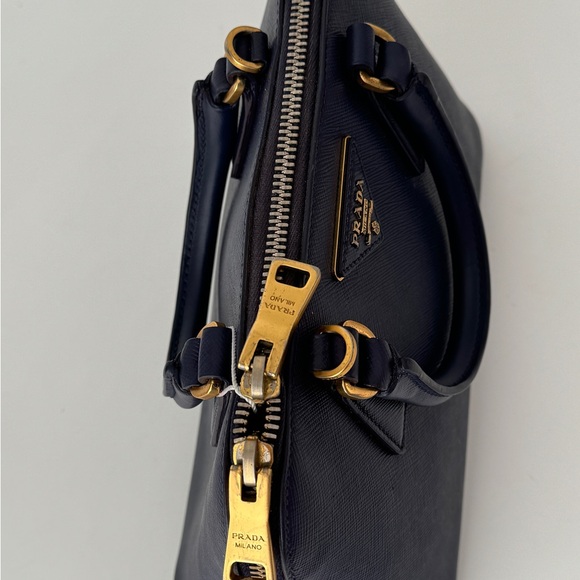 Prada Purple Saffiano Lux Leather Small Promenade Crossbody Bag - Picture 4 of 16